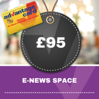 Advantage Card e-news space £95